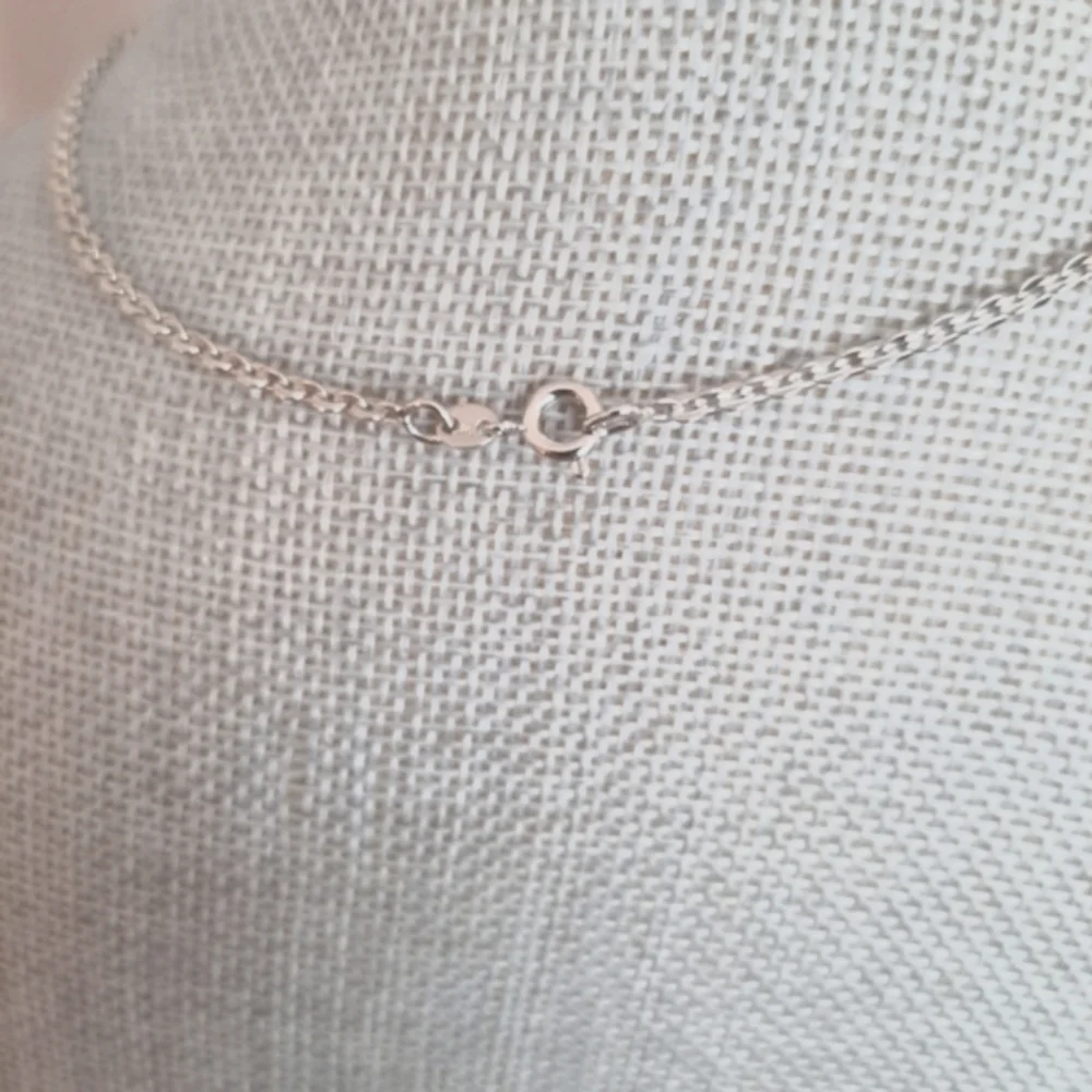 Elegant Silver Snake Pendant Necklace - Picture 2 of 4